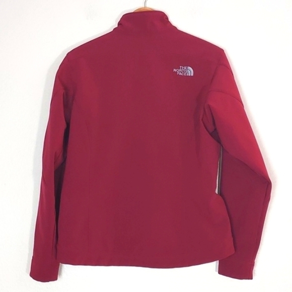 The North Face Windwall Apex Jacket Women's Softshell Fleece Lined Berry Medium - Picture 6 of 14